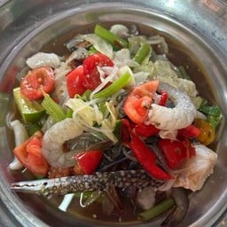 ตำเส้นเล็กทะเล+ปูม้า