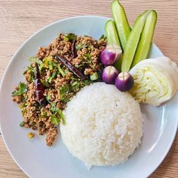 ข้าว+ลาบหมู