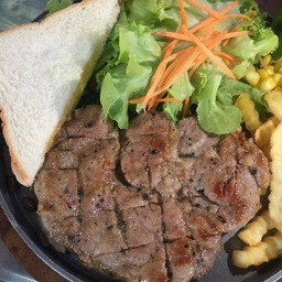 พอร์คชอป(ไม่มีกระดูก)