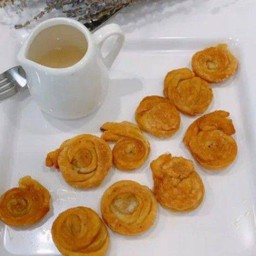 โรตีจิ๋ว+สังขยาชาไทย