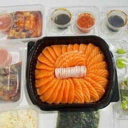 ปาตี้เซต ซาซิมิ500กรัม+มอนดองและกุ้งดอง