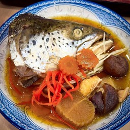 หัวปลาต้มซีอิ๊ว