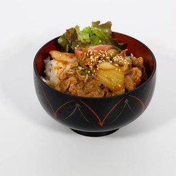 ข้าวหน้าหมูกิมจิ