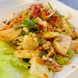 ยำหมูยอน้ำปลาร้า