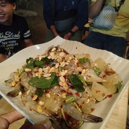 ตำส้มโอน้ำปลาร้ากุ้งสุด