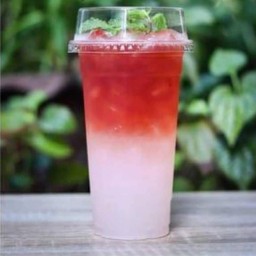 ชากุหลาบลิ้นจี่โซดา