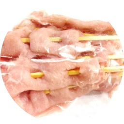เนื้อหมูสันนอก(เสียบไม้)