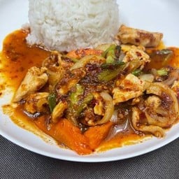 ข้าวราดพริกเผา