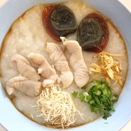 Sea Bass Congee With Century Egg
