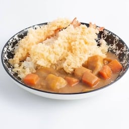 ข้าวแกงกะหรี่กุ้งเทมปุระ