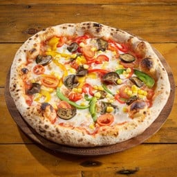 พิซซ่ามังสวิรัติ ถาด 12 นิ้ว