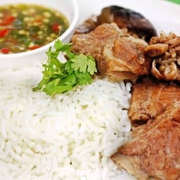 Braised Pork Ribs With Shiitake Mushrooms On Rice