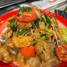 ตำเส้นเล็กแคปหมู