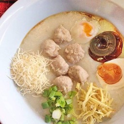 Pork Congee With 3 Combination Eggs (3 Types Of Eggs)