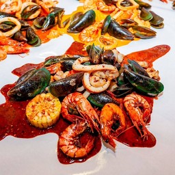 กุ้งถังทะเล รสหมาล่า