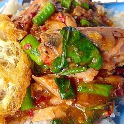 คะน้า ปลาป๋อง / ไข่ดาว