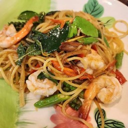 สปาเก็ตตี้ขี้เมากุ้ง