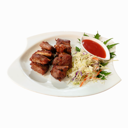 ซี่โครงหมูทอดกระเทียม