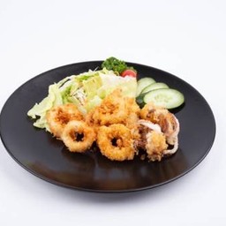 ปลาหมึกทอด