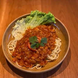 สปาเกตตี้ซฮสมะเขือเทศ