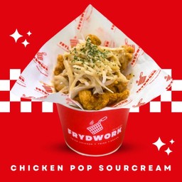ไก่ป๊อป ซอสซาวครีม