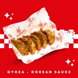 เกี๊ยวซ่าไก่ คลุกซอสเกาหลี 5 ชิ้น