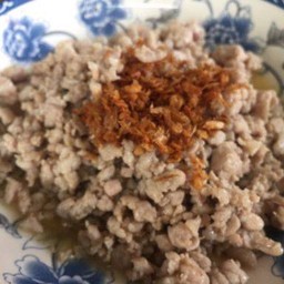 หมูสับทอดกระเทียม