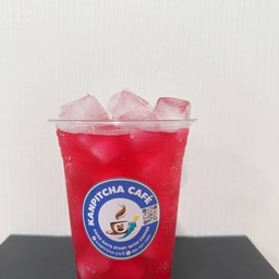 น้ำแดงโซดา  Red Syrup Soda