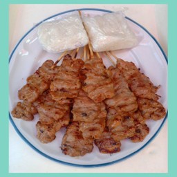 Set 4. หมูปิ้ง 15 ไม้ -ฟรี ข้าวเหนียว 2 ห่อ