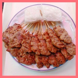 Set 5. หมูปิ้ง 20 ไม้ -ฟรี ข้าวเหนียว 2 ห่อ