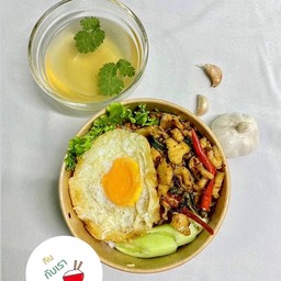 ผัดกระเพรา กินกับเรา (บางบัวทอง) บางบัวทอง