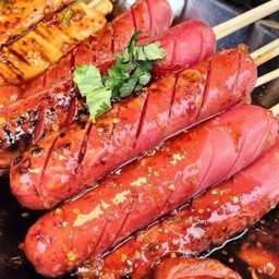 ไส้กรอกแดงจัมโบ้ทอด