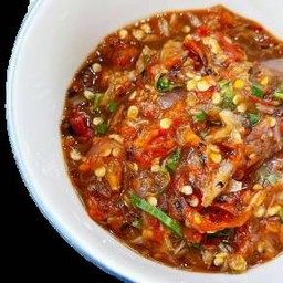 แจ่วปลาร้าแบบมีต่อน