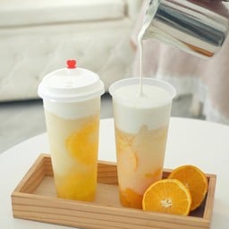 Yuzu with whip cheese