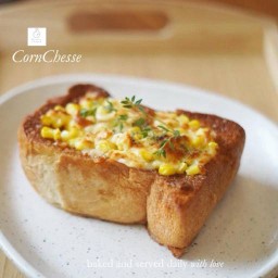 T5:Corn chesse toast โทสต์ข้าวโพดอบชีส