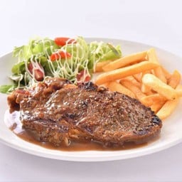 สเต๊กเนื้อริบอายโคขุน