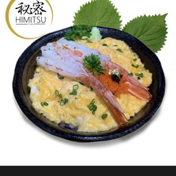 Amaebi omurice ข้าวญี่ปุ่นไข่ข้น กุ้งหวาน