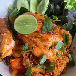 ข้าวผัดต้มยำทะเล