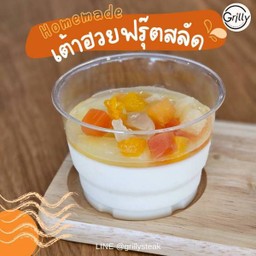 เต้าฮวยฟรุ๊ตสลัด 3 ถ้วย