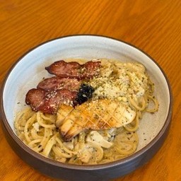 Spaghetti Truffle bacon&mushroom