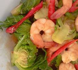 ข้าวแขนงกุ้ง