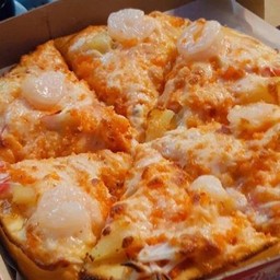 พิซซ่าหน้าไข่กุ้ง&ค็อกเทลกุ้งชีส (New)