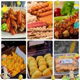 ลูกชิ้นทอด(หน้าร้านโจ๊กบางกอกสาขาบางวัว) ซาเล้งคาเฟ่