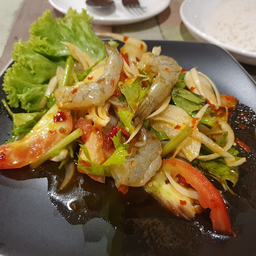 ยำกุ้งสด