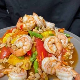 ตำไทยข้าวโพดกุ้งสุก