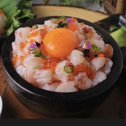 ข้าวหน้ากุ้งหวาน