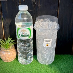 น้ำเปล่า+น้ำแข็ง