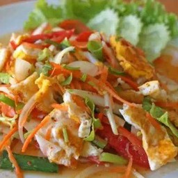 ยำไข่ดาว(กล่องใหญ่)