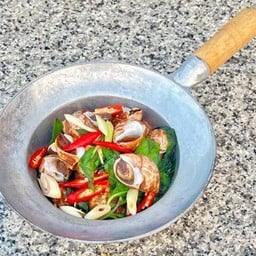 หอยหวานอบสมุนไพร