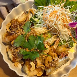 กุ้งราดซอสมะขาม